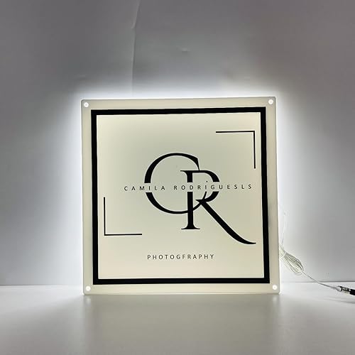 Miniatura 4 de Letrero acrílico retroiluminado personalizado, letreros con logotipo iluminado para negocios, estudios de belleza, salones de uñas, diseño de