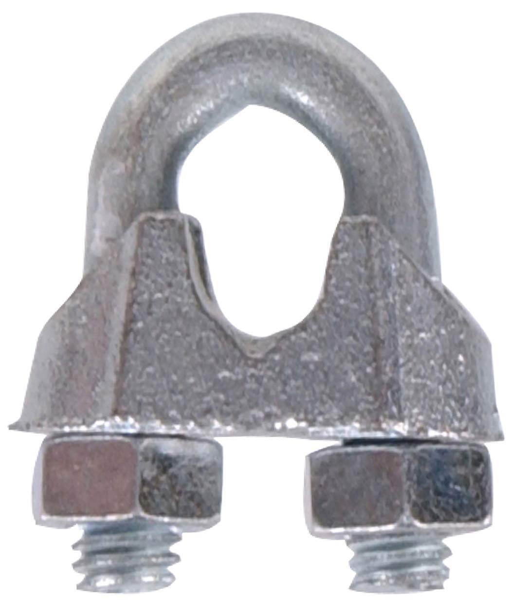 Hardware Essentials310218 (5/16-inch) 25 Pack Wire Rope Clip, 5/16 Inch, Zinc-Plated, 25