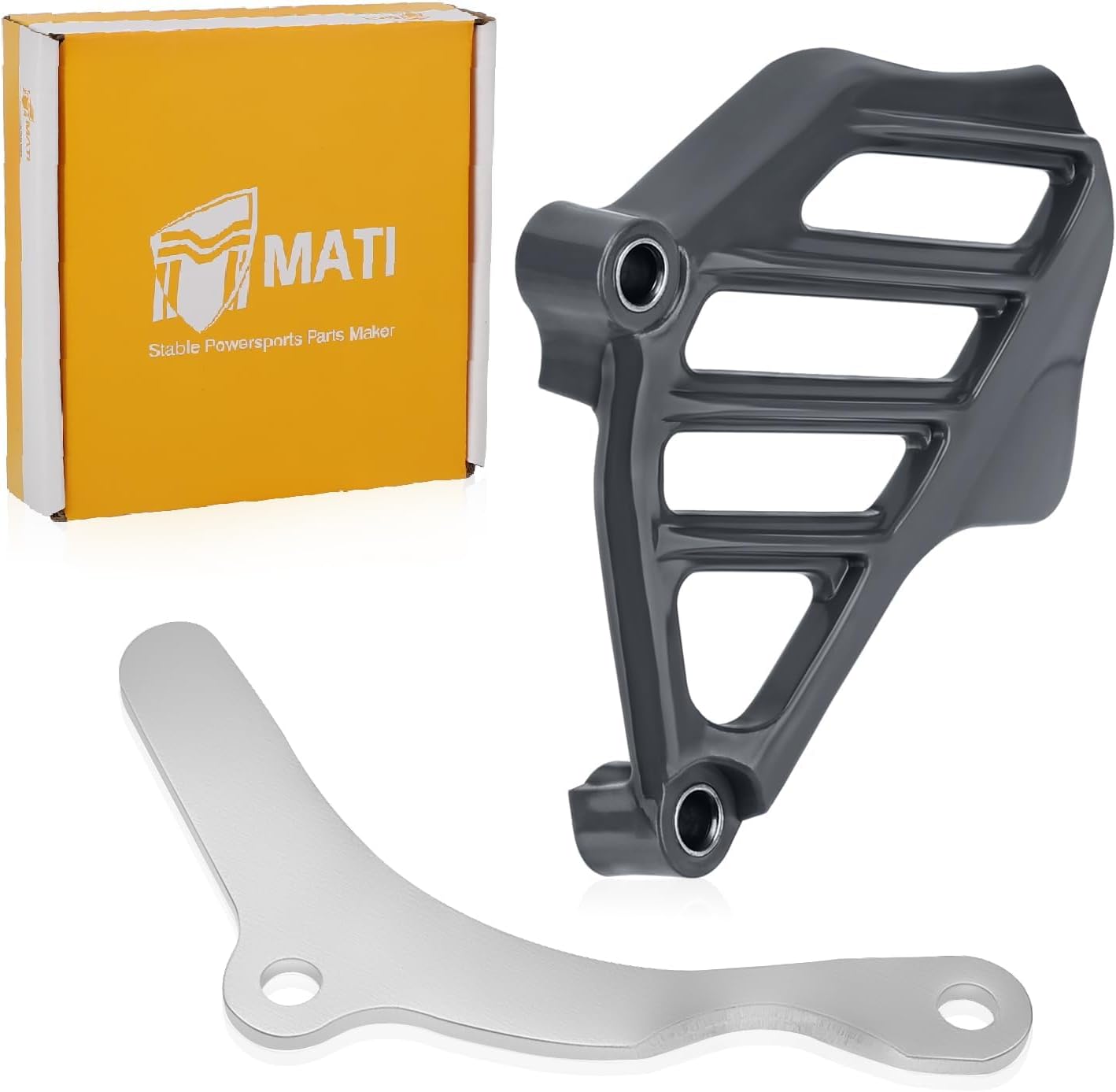 M MATI Front Sprocket Cover & Chain Guide for Honda CR250R A 1992-2001 CR500R A 1994-2001 23810-KZ3-861 23810-KZ3-860 23812-KA4-740