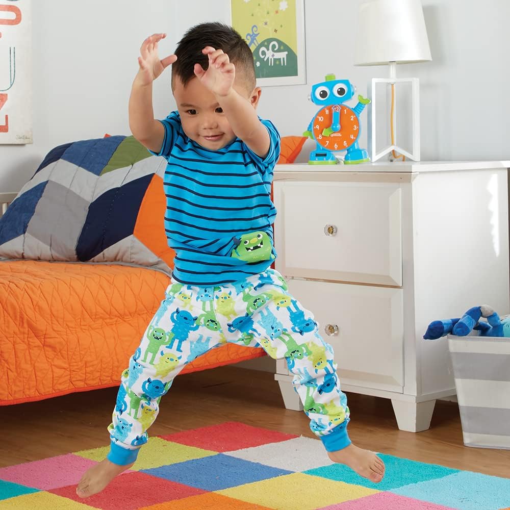 Learning Resources Tock The Learning Clock Pink, 1 Piece, Ages 3+, Educational Talking Clock