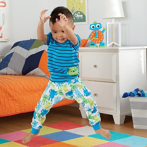 Miniatura 8 de Learning Resources Tock The Learning Clock rosa, 1 pieza, a partir de 3 años, reloj parlante educativo