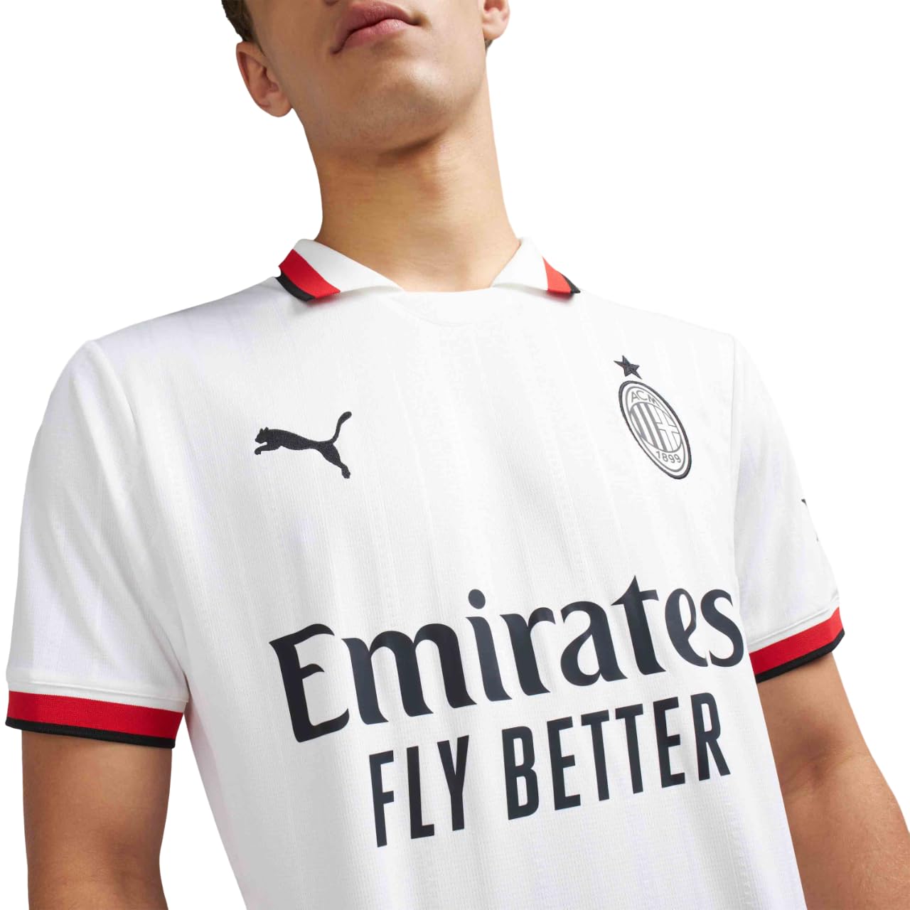AC Milan Maglia Gara Calcio, Stagione 2024/25, Unisex, Away, XL