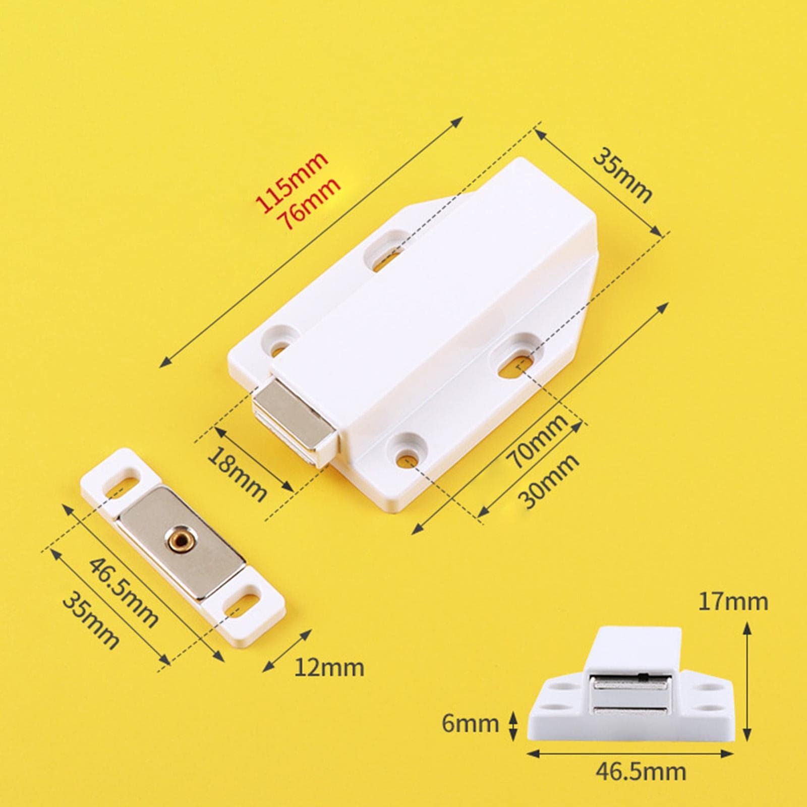 Java Trade Magnetic Cabinet & Door Latch/Catch Closures, Shutter Magnets Single