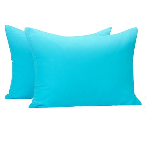 NTBAY - Fundas de microfibra con cremallera para almohada infantil, paquete de 2 piezas para viaje