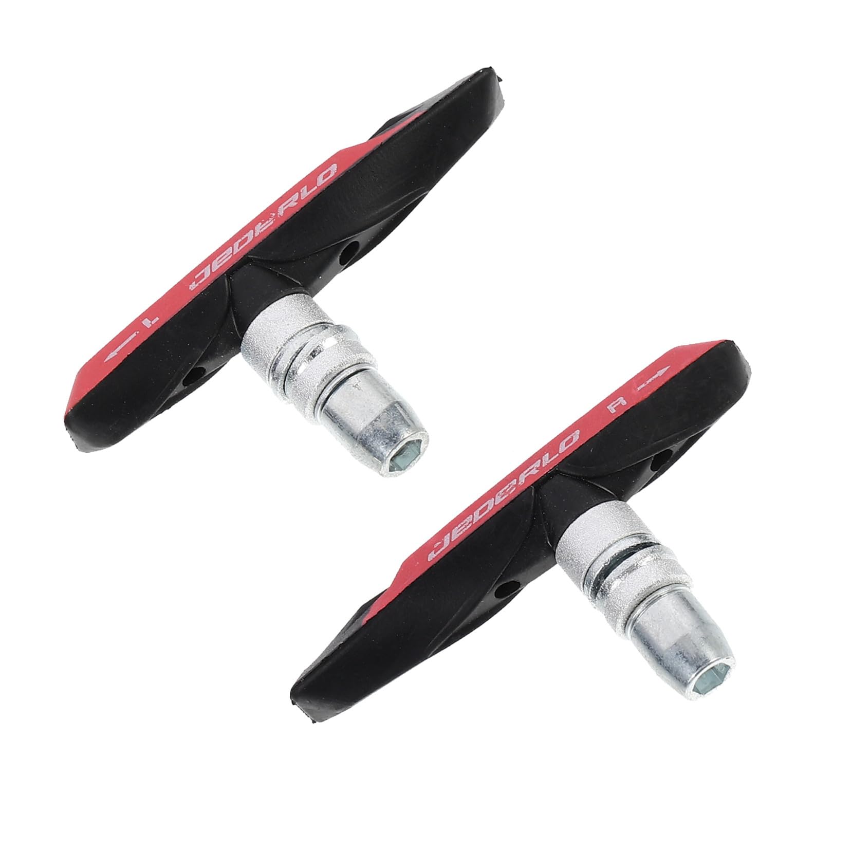 BESPORTBLE 5paia Pastiglie Freno Silenziose per Bici da Montagna e Strada da Design Sediment per Maggiore Frenante e Basso Rumore Compatibili con e Bici Corsa