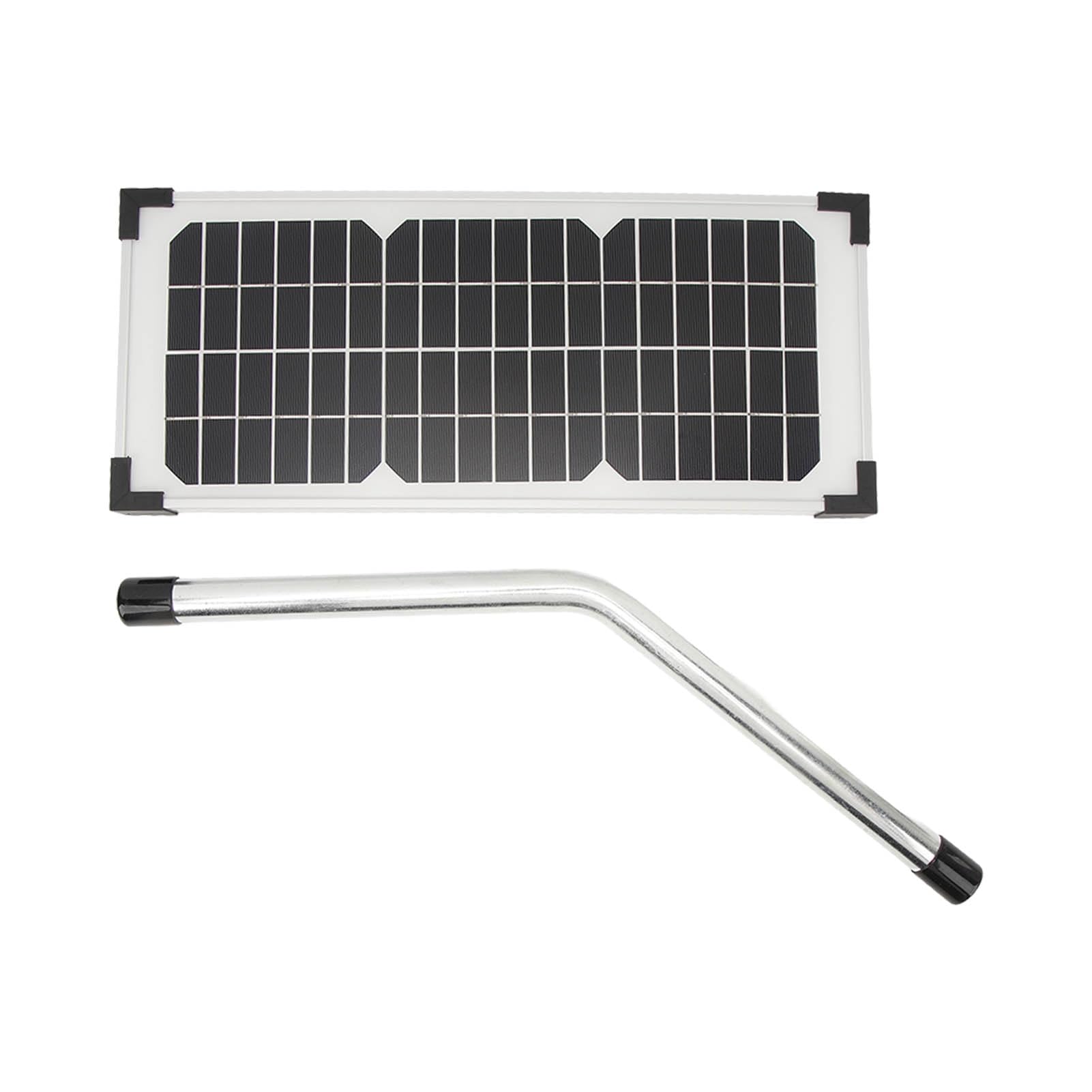 Kit de Panel Solar de 10 W FM123, Panel de Carga de Batería Solar Portátil para Puerta, Panel de Batería con Energía Solar para una Fácil Instalación y un Rendimiento duradero.