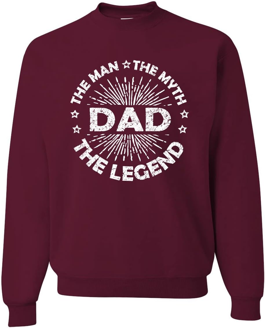 Wild Bobby Dad Man Myth Legend Funny Dad Uncle Papa Granpa Dad Gift Father's Day Unisex Crewneck Graphic Sweatshirt