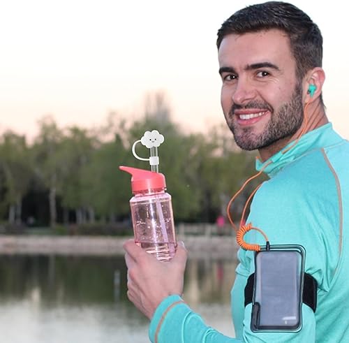 Miniatura 6 de 4 tapas de popote compatibles con Stanley, con forma de nube, para popotes reutilizables a prueba de polvo, para vasos con tapa de pajilla,