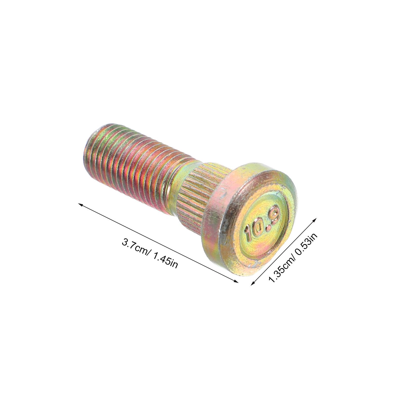 Pernos de Rueda M10 para Coche 2 Unidades, Tornillos para Buje de Metal Resistentes