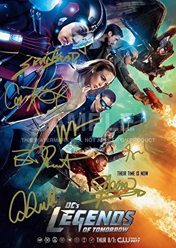 Iconic Images Large Legends of Tomorrow DC Print Brandon Routh, Victor Garber, Stephen Amell, Grant Gustin, Caity Lotz, Arthur Darvill, Wentworth Miller (11.7" x 16.5")
