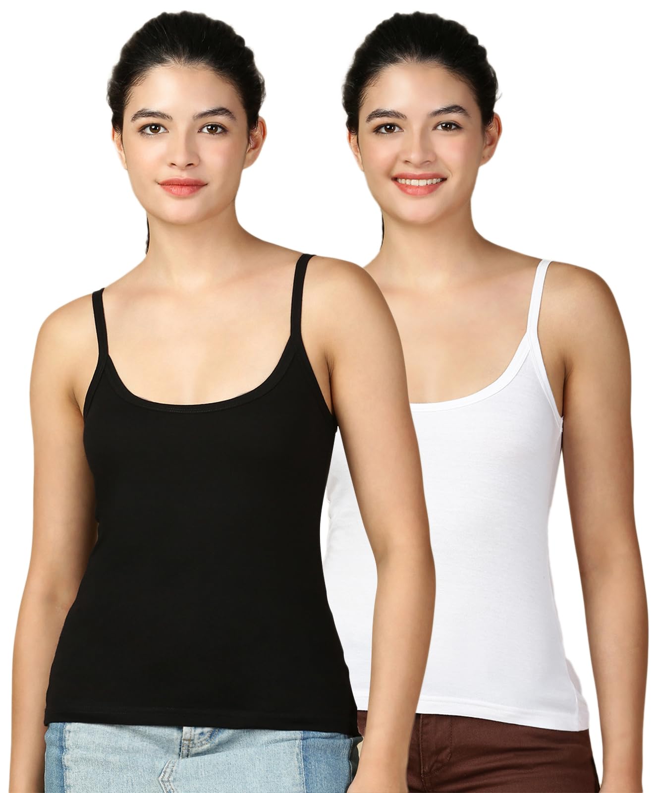 lux cozi Premium Cotton Regular Fit Slips for Women |Slips for Women Combo - Pack of 2-picture-20
