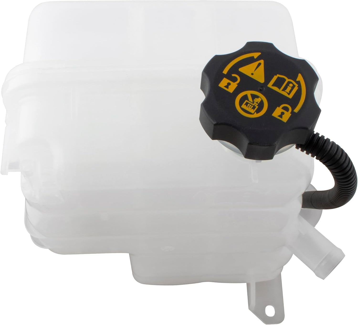 BOXI 603-009 Pressurized Coolant Reservoir with Cap Fits for Chevrolet Silverado 2500 HD 3500 HD 2017-2019 4500 HD 5500 HD 2019-2021 for GMC Sierra 2500 HD 3500 HD 2017-2019 V8 6.6L / Replace 84257137
