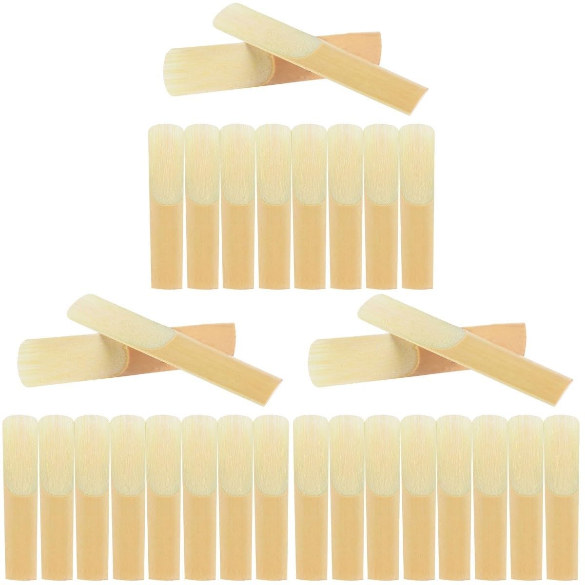 BESTonZON 30pezzi Reeds Per Saxofono Soprano Ance Tradizionali Per Accessori Musicali Facile Installazione e Lunghe Prestazioni