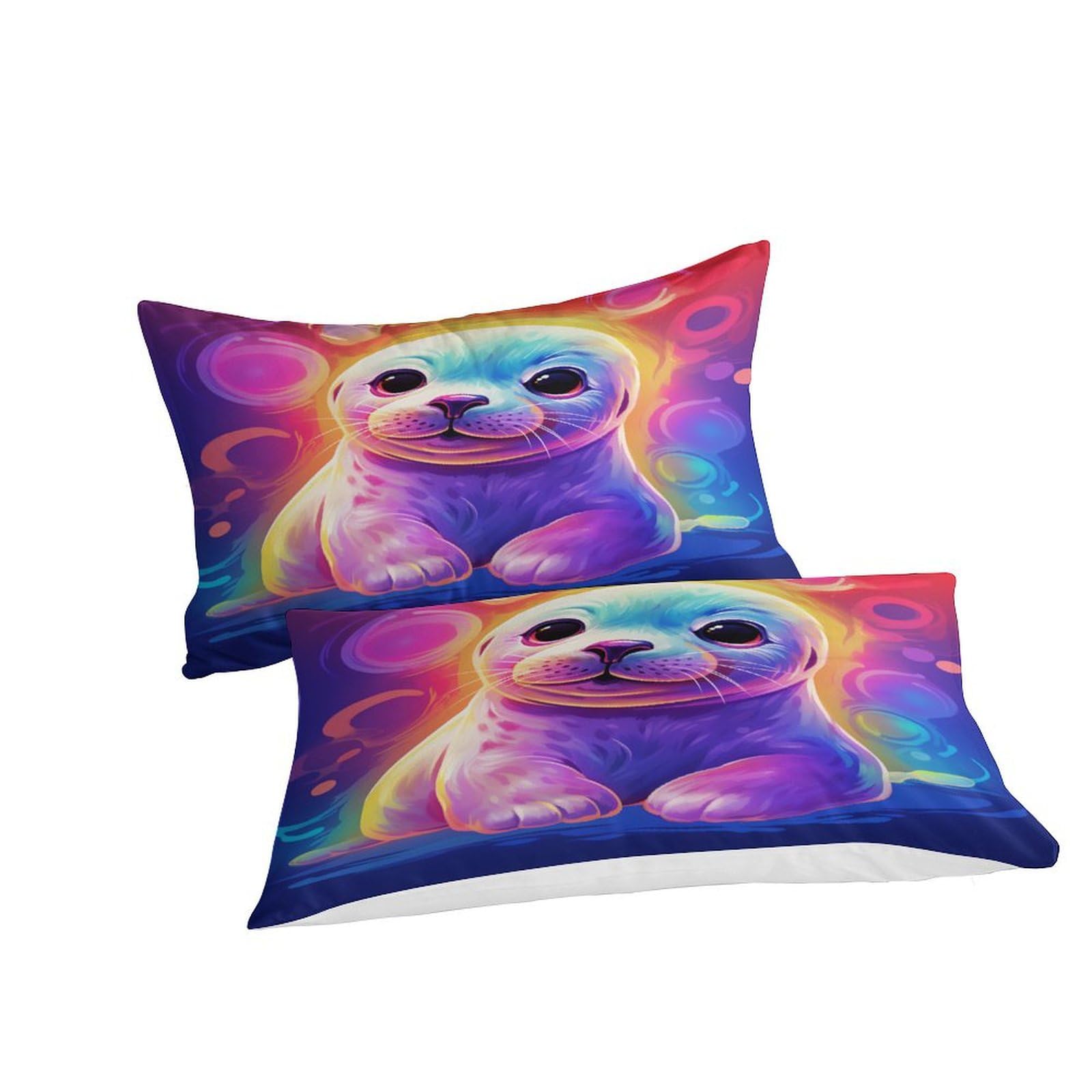 Zestaw pościeli z nadrukiem 3D z nadrukiem dla niemowląt, z mikrofibry, hipoalergiczne, z 2 poszewkami na poduszki, super king (260 x 220 cm), dla chłopców i dorosłych