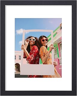 Vittanly 11x14 Picture Frame, Display Pictures 8x10 with Mat or 11x14 wi...
