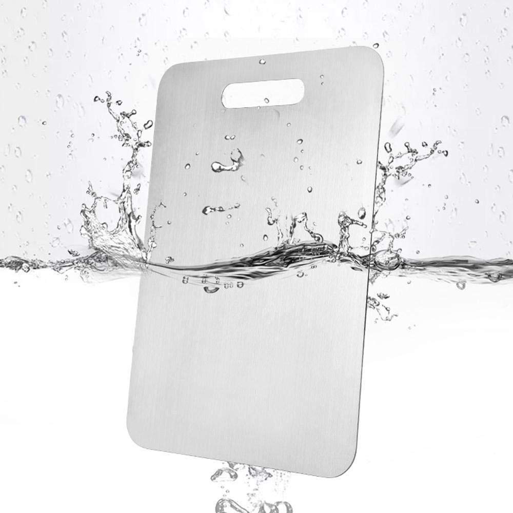 PIKIFY Stainless Steel Food-Grade Chopping Cutting Slicing Mincing Serving Cut Board 4