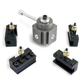 HHIP 3900-5350 Mini Aluminum Quick Change Tool Post and Holder Kit