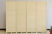 Vista 1 de 120 130 140 150 160 170 180 Cm Ultra High Room Devider Pantalla para cambiar de ropa/balcón/garaje, de bambú retráctil de pie Biombos Privacidad