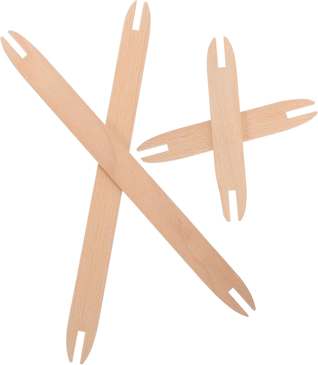 4Pcs Wooden Weaving Shuttles Durable Knitting Tools for DIY Crafts for Sweaters Scarves and Tapestry Projects Comfortable Use with Smooth Finish