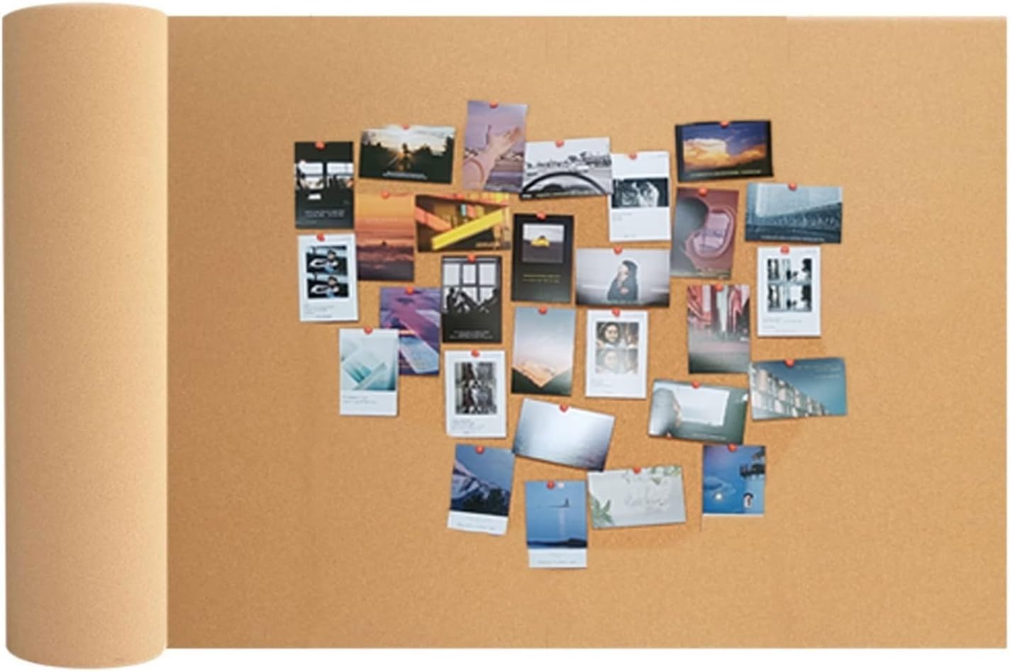 B&Z Lot De 8 Tableaux Adhésifs En Liège Hexagonaux Avec Mini