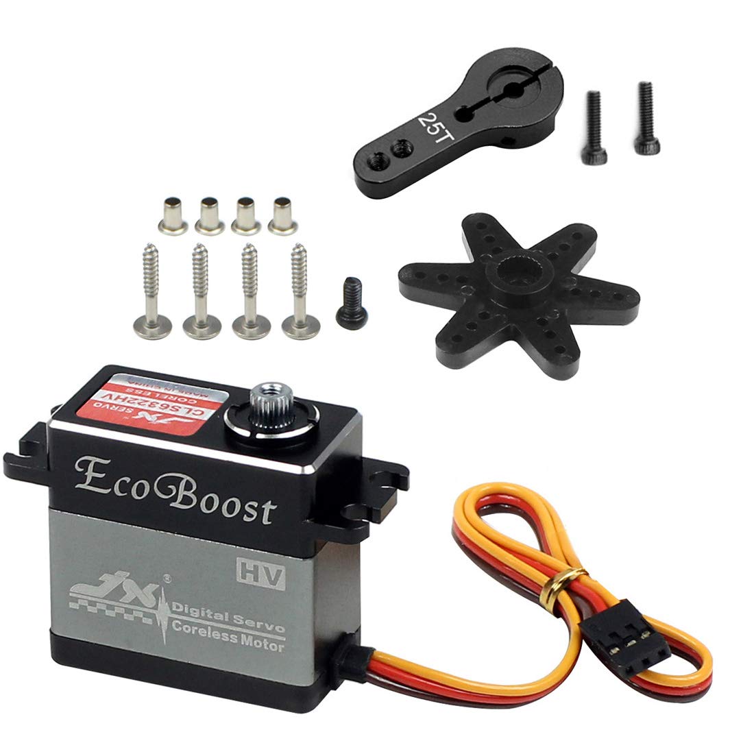 JX Servo CLS6322HV 21kg High Torque metalowa obudowa z metalowym zębem wysokociśnieniowym cyfrowe serwo do dronów RC Car RC Boat Robort