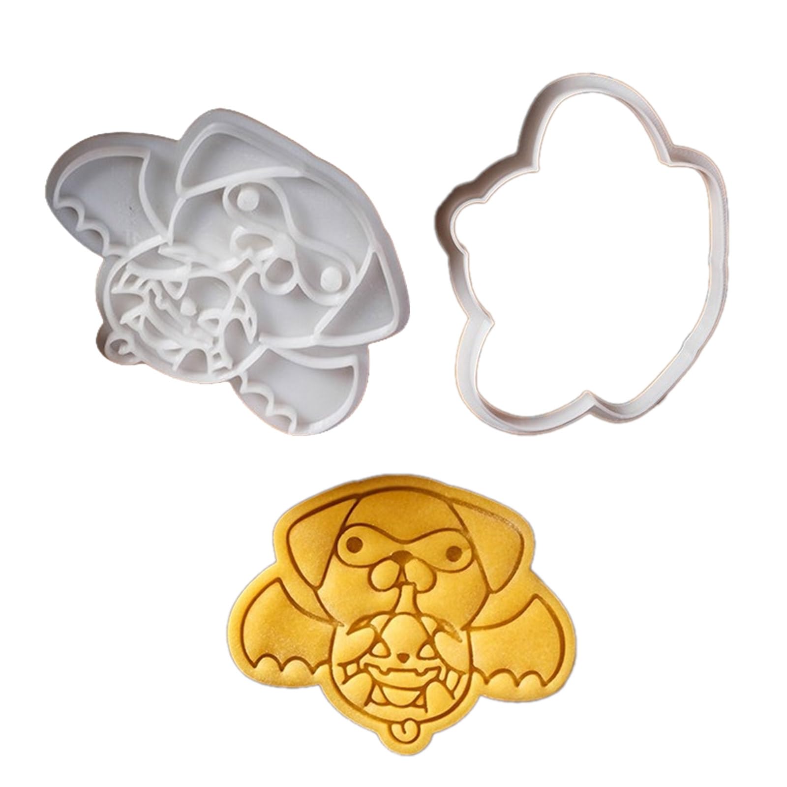 Buxuaaaa Pressable Biscuit Molds Cookie Molds Dog Shape Small Biscuit Cutter Cookie Making Tool Present for Bakings Enthusiasts Dessert