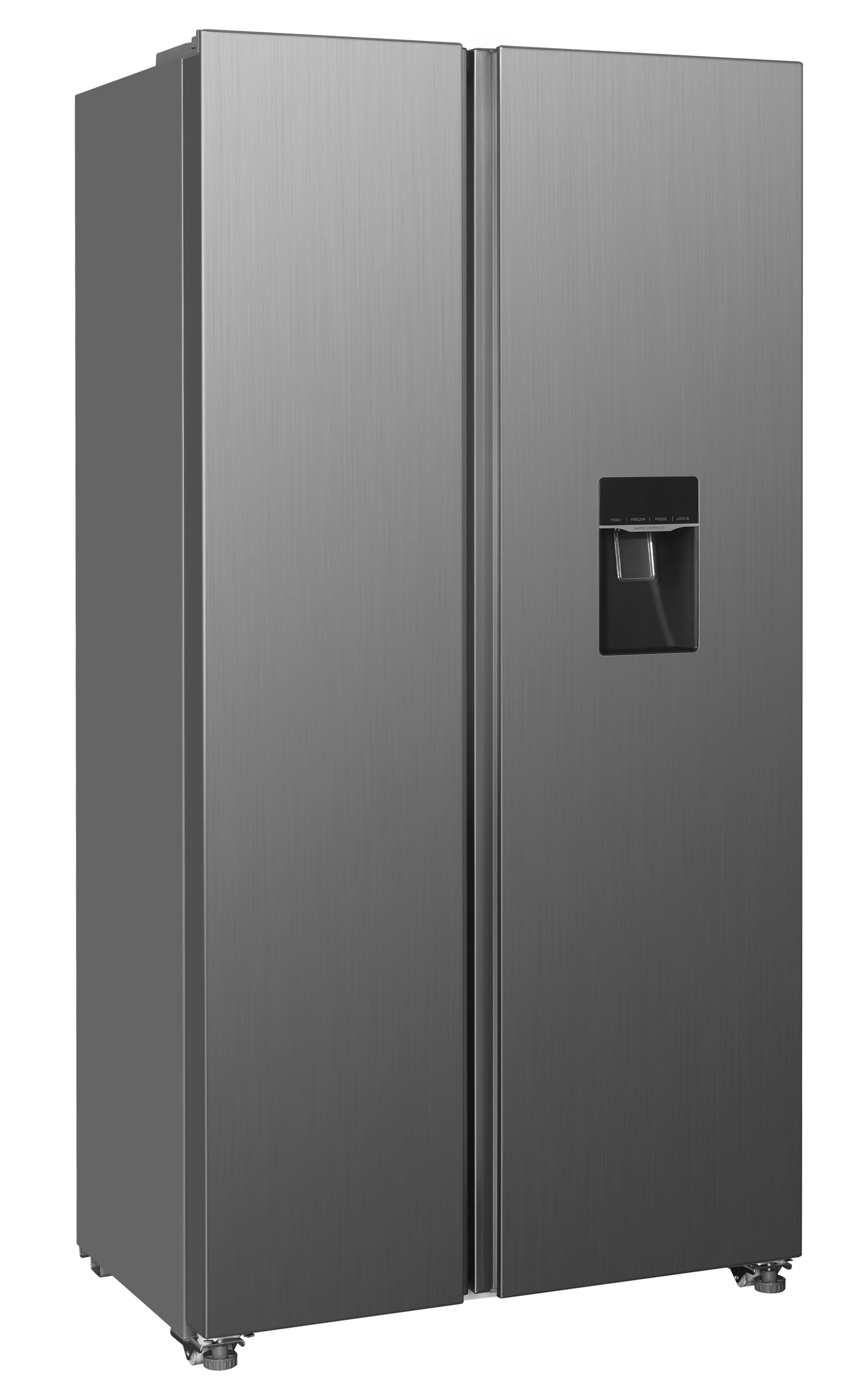 Respekta Halvar Side-by-Side 439 L, No Frost, dozownik wody, Inox Look