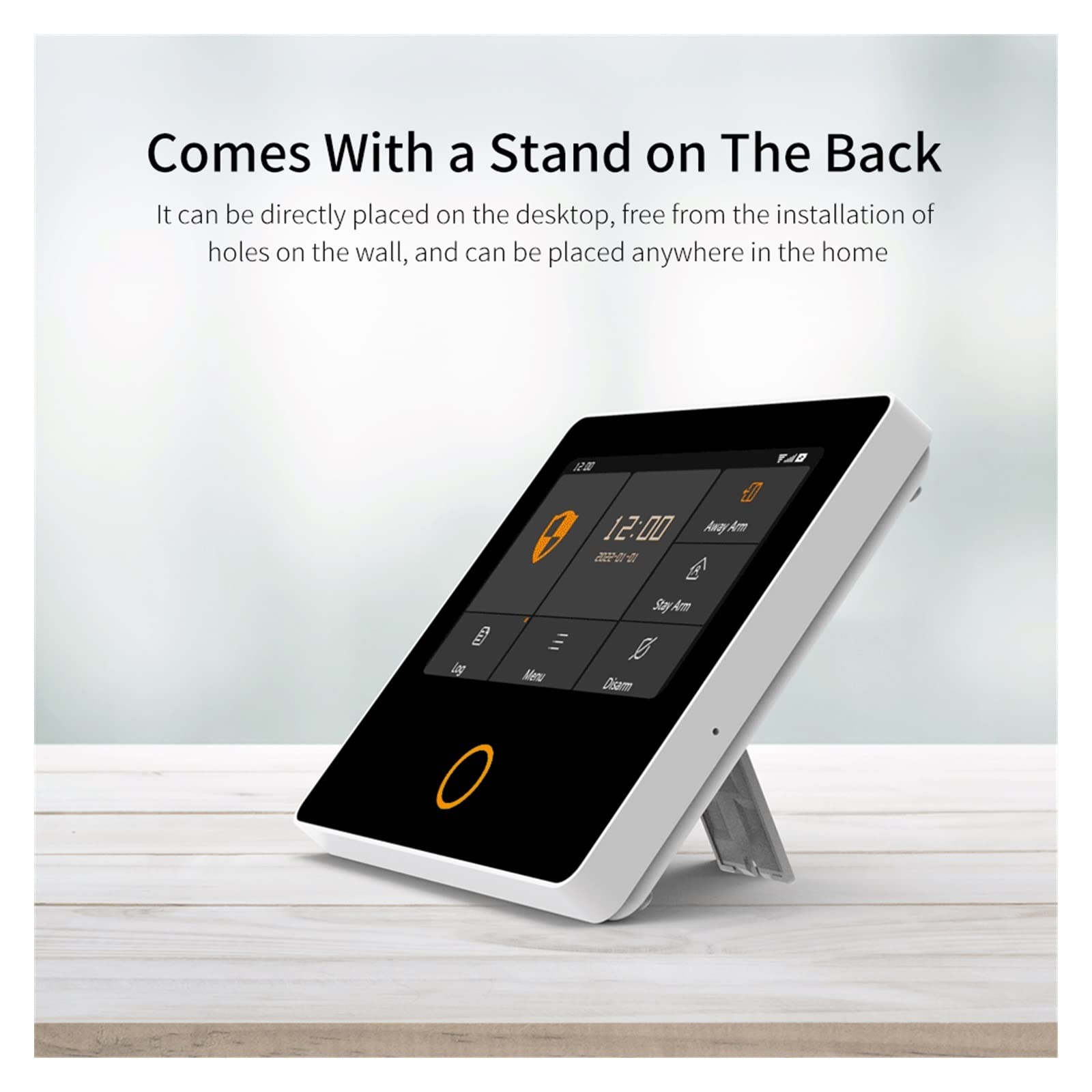 Sistema di Allarme di Sicurezza Domestica, di Allarme Sicurezza Domestica 4G Wireless Tuya Smart Burglar Kit Sirena Integrata Funziona con Telecomando App(Set-O 9Kit)