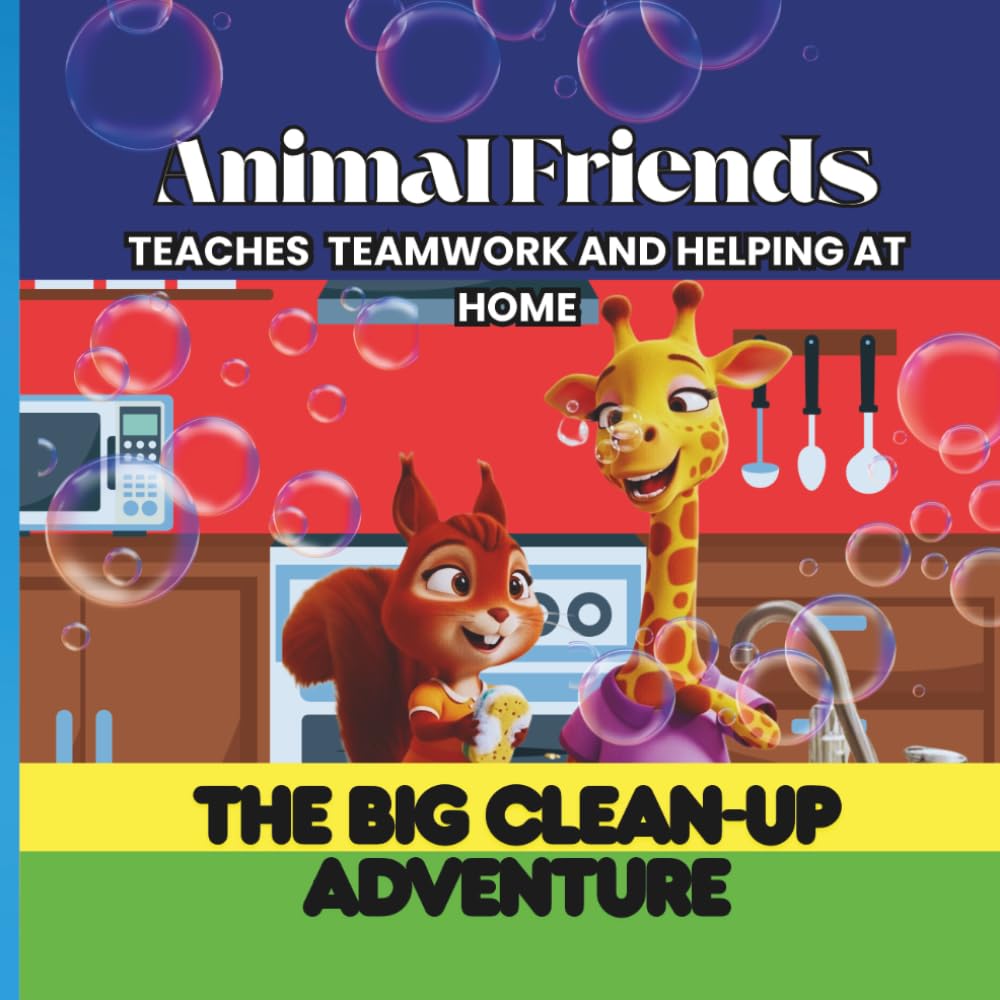 Animal Friends The Big Clean-Up Adventure:: An Adorable Story About Teamwork and Helping at Home