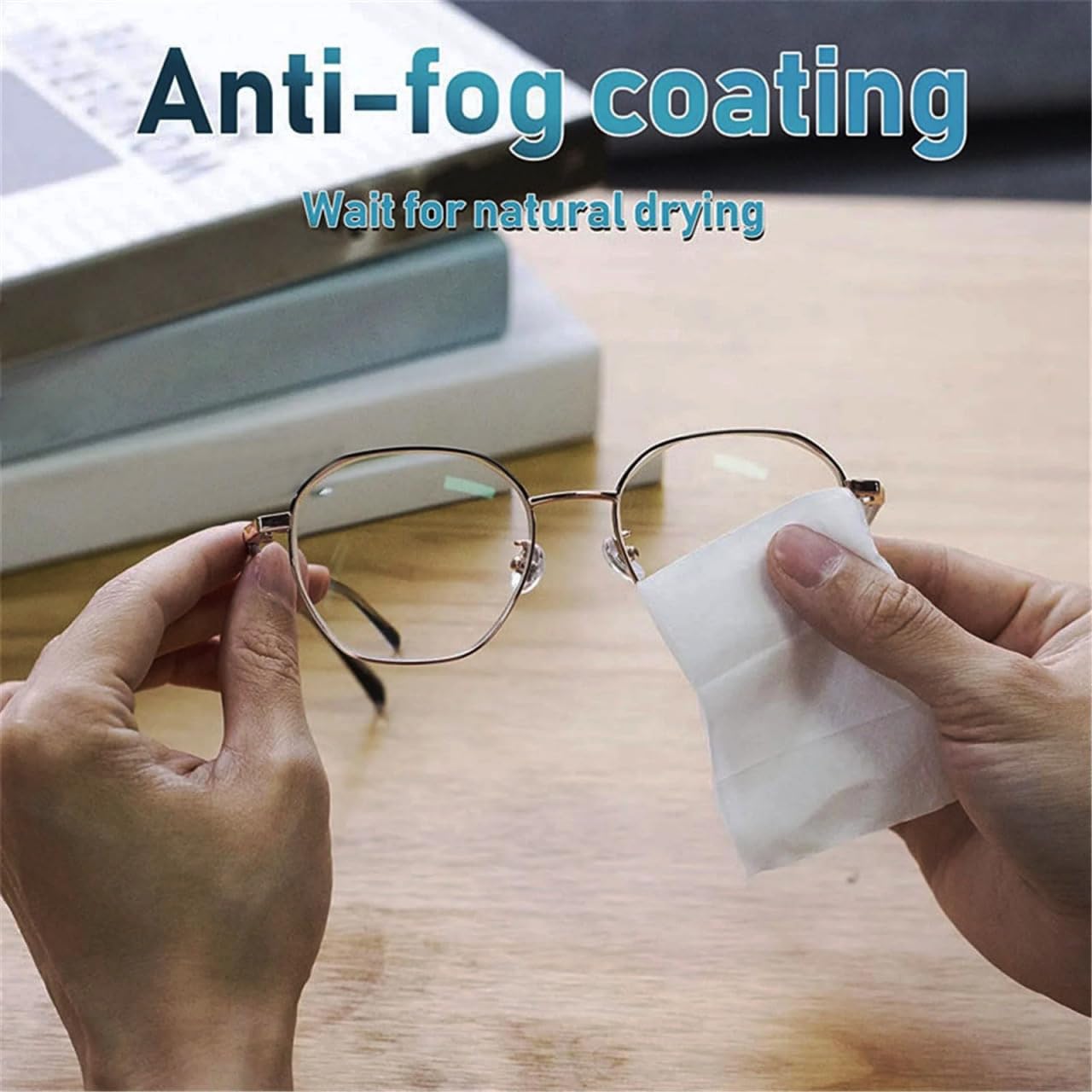 DNC 100Pcs Anti Fog Wipes for Glasses, Individually Wrapped Lens Cleaner Wipes Pre-Moistened Lens & Screen Cleaning Wipes for Laptop Computer, Pc Monitor, Phone, Watch, Camera Lens. 3