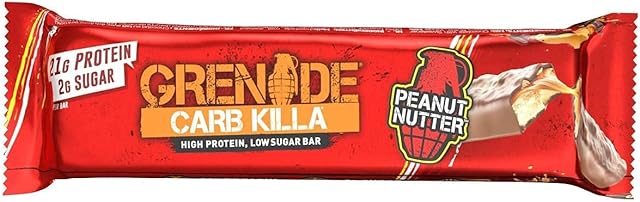 Grenade Carb Killa - Peanut Nutter - Pack of 10 x 60g Bars