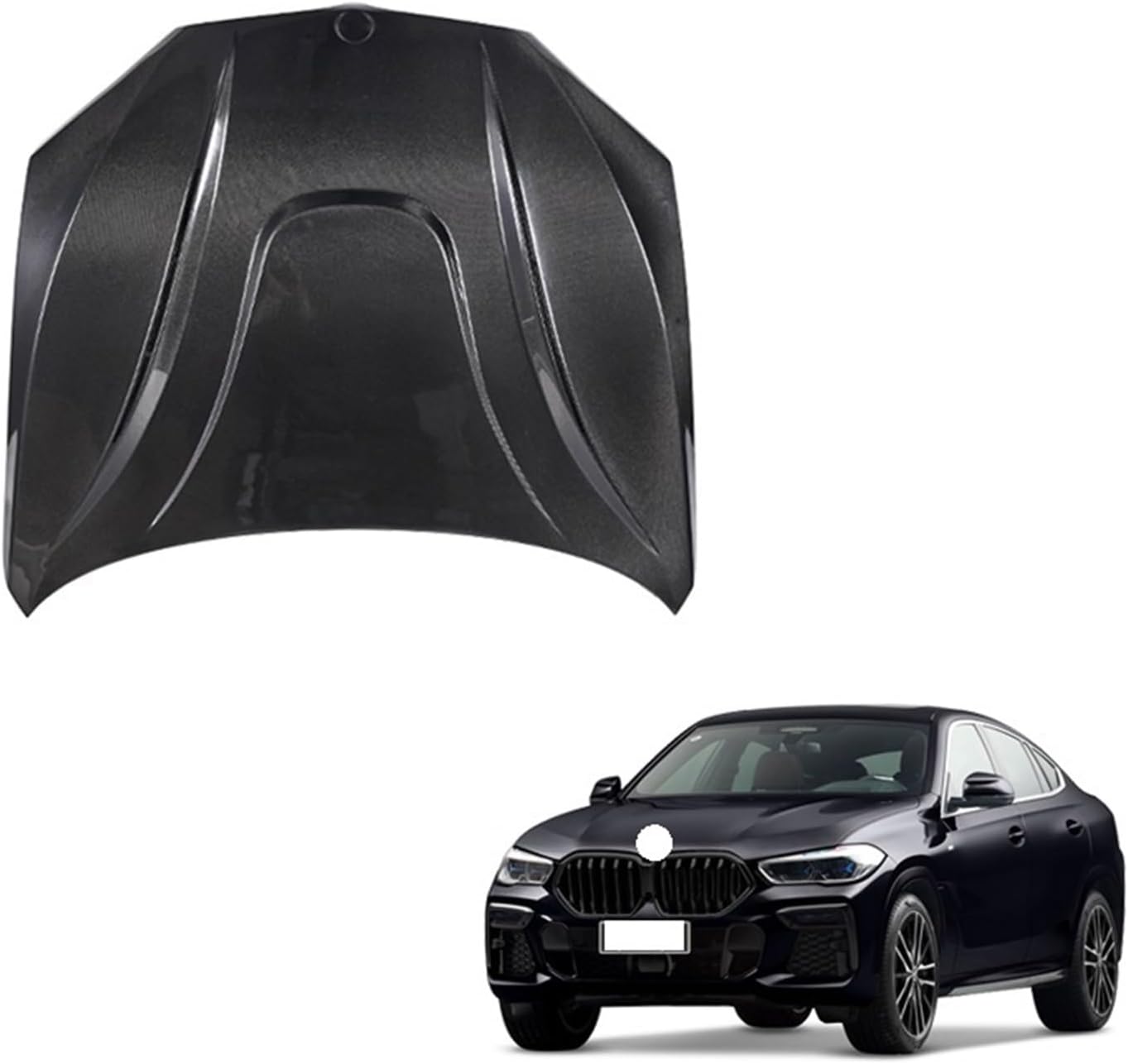 Carbon Fiber Front Bonnet Engine Cover Hood Compatible With BMW X5 F15 X6 F16 Engine Hoods