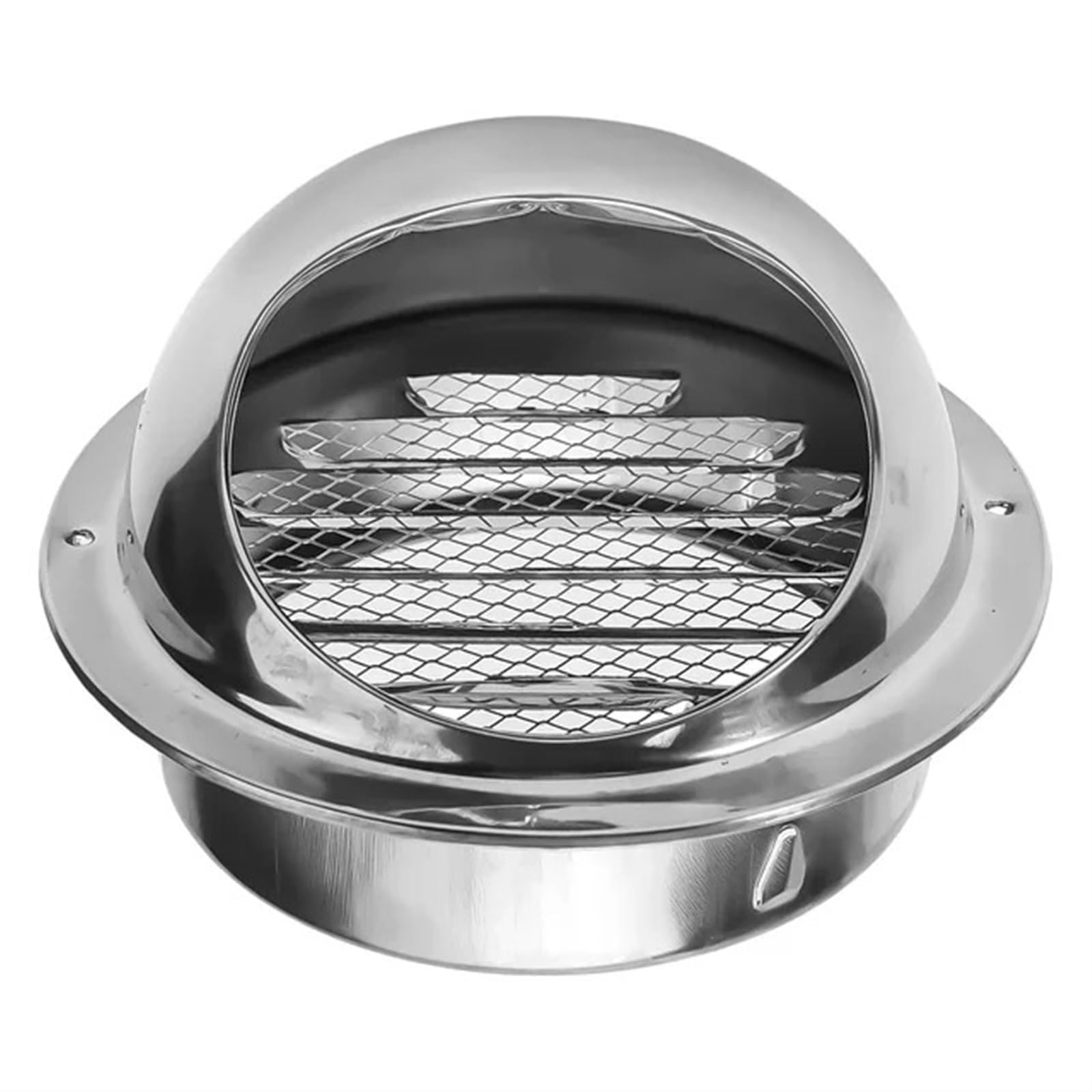 Fdbtyjn 120Mm Vent Cover Vent Cover 75Mm-200Mm Stainless-Steel Wall Ceiling Air-Vent Ducting Ventilation Exhaust Grille Cover Outlet Heating Cooling Vents-Cap(120Mm)