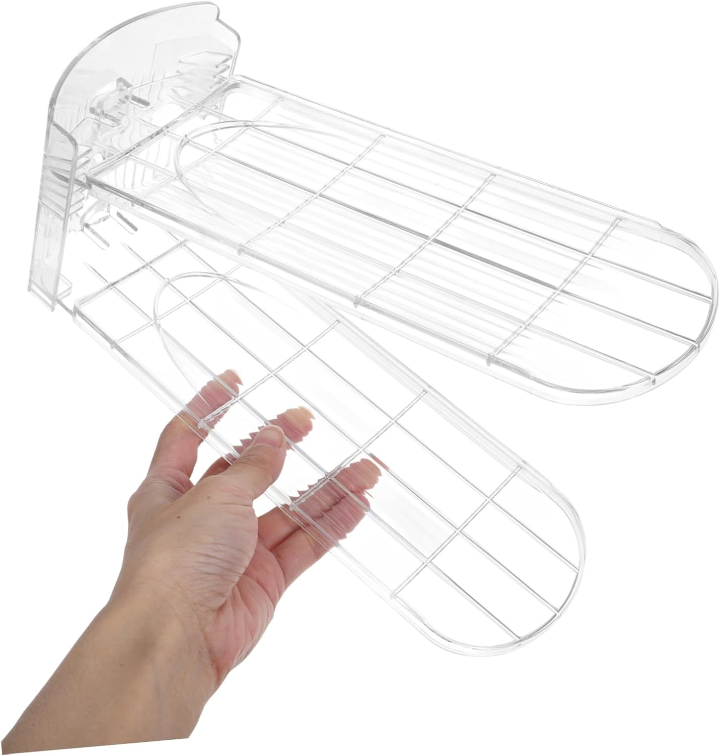Stylish Double Deck Shoe Stacker Space Saving Shoe Holder Easy to Assemble for Room