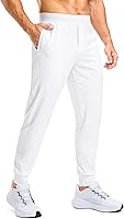 GGradual Men's Golf Joggers with Zipper Pockets - 4-Way Stretch Slim Fit Sweatpants for Golf, Running, Work & Casual
