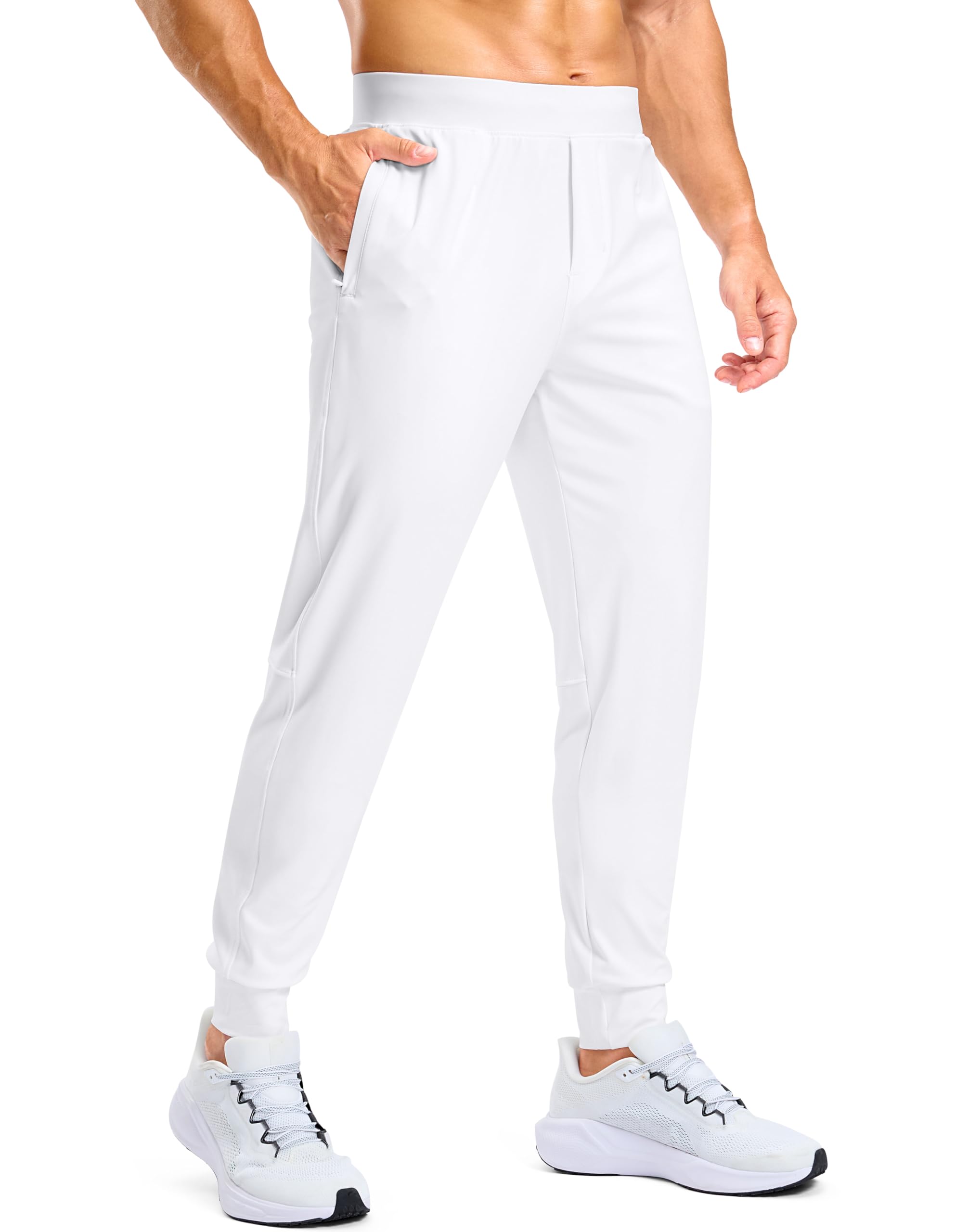 G Gradual Men's Golf Joggers Pants with Zipper Pockets Stretch Sweatpants Slim Fit Track Pants Joggers for Men Work Running