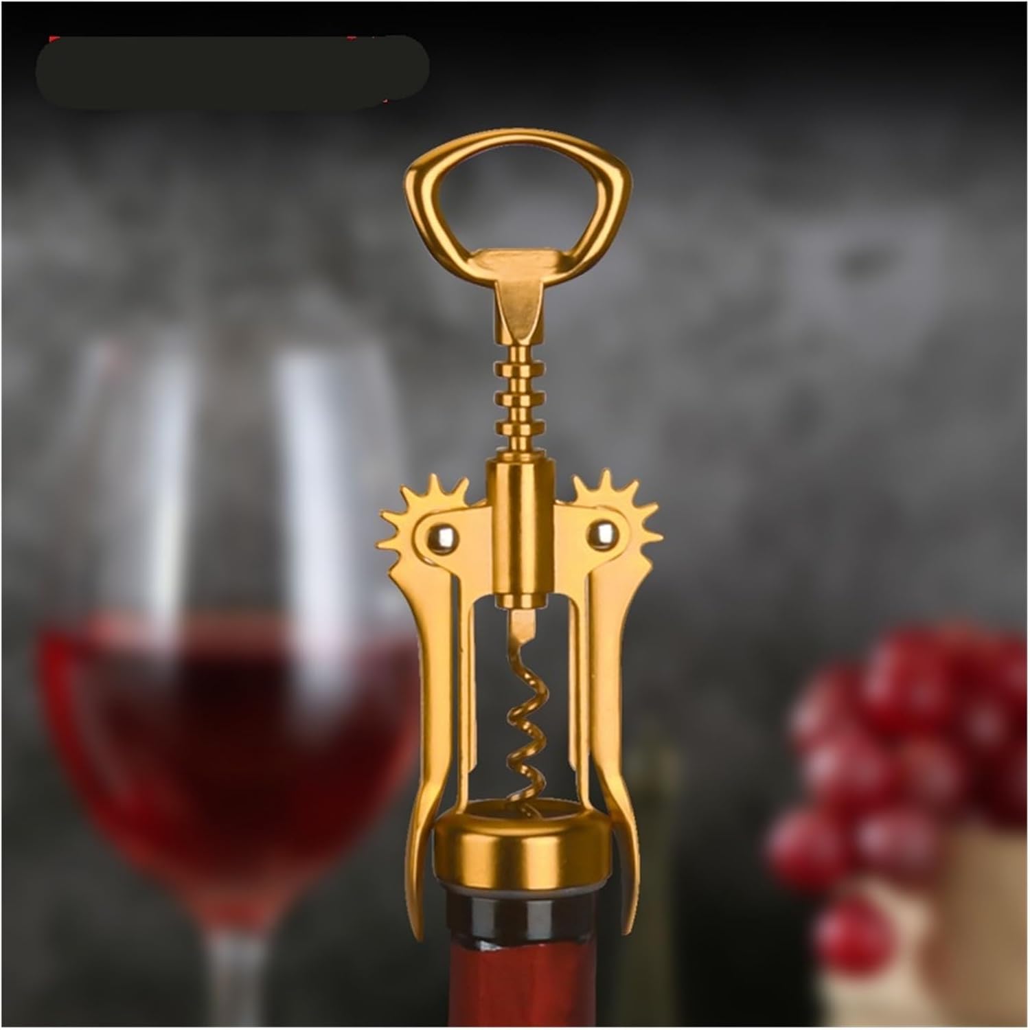 Gold Wine Opener Wing Corkscrews Beer Bottle Opener Thickened Zinc Alloy Kitchen Accessories Drop Ship Gold Opener(Type a)