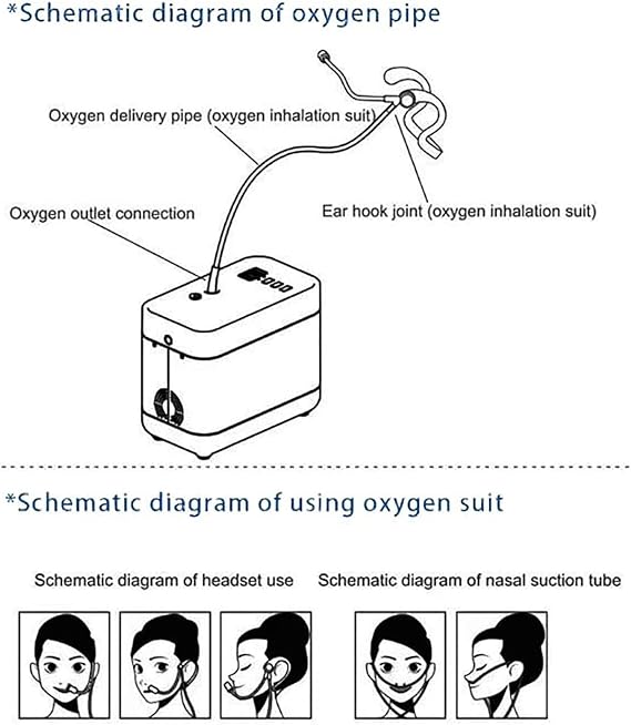 Portable Oxygen Generator with Flow Regulation, 70W Travel Oxygen Machine, Timing Function, for Home & Travel - Wheelchair Oxygen Machine for Car