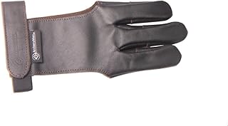 ArcheryMax Classic Leather Shooting Glove 3 Finger Archery Glove