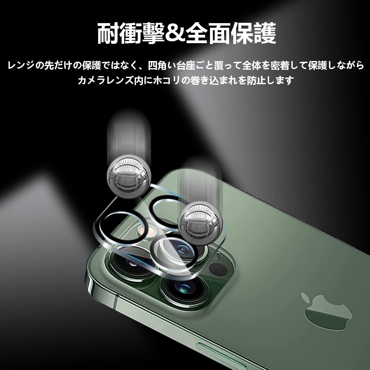 Amazon.co.jp: 【2枚セット】For iPhone14 Pro / iPhone14 Pro Max と 