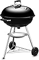 ウェーバー(Weber) バーベキュー コンロ 直径57cm コンパクトケトル 炭 キャンプ 10-12人用 【日本正規品10年保証】1321308 温度計付き