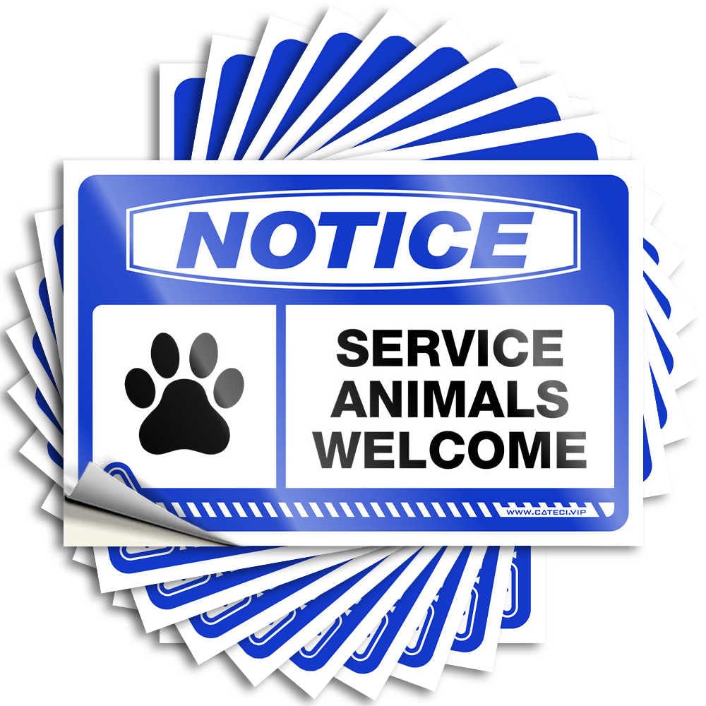 Must Lettering Sticker Durable Hat | Notice Service Animals Welcome Great Self Adhesive Sticker for Billiards DIY(6X9CM)