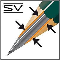 Vista 5 de Lápices de grafito Faber Castell, Castell 9000, grafito suave (12 unidades)