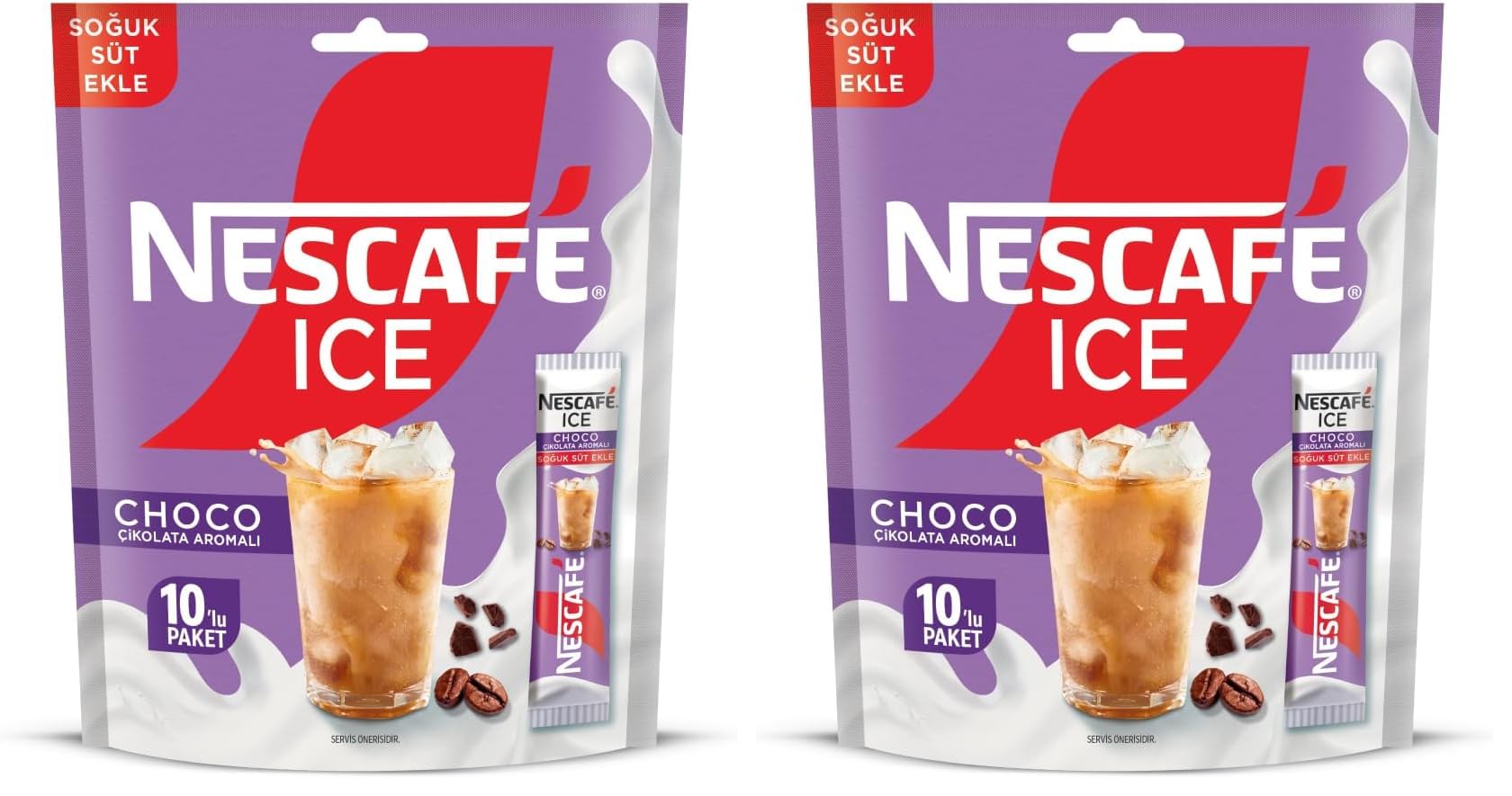 NESCAFÉ Milky Ice Choco Çikolata Aromalı 240'li Paket 12 x (10x10.6 G)