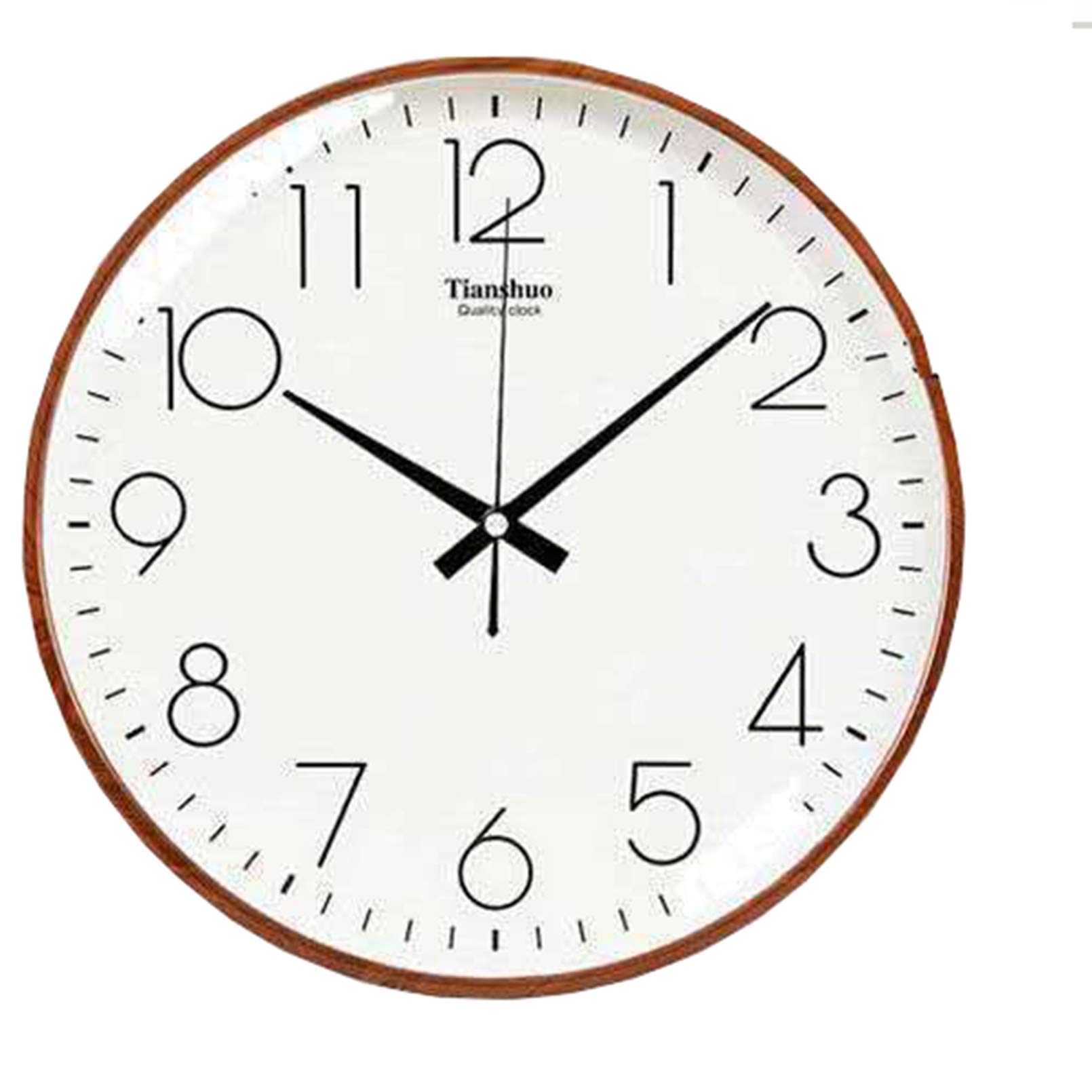 Horloge murale lumineuse et silencieuse ZJ pour chambre et salon