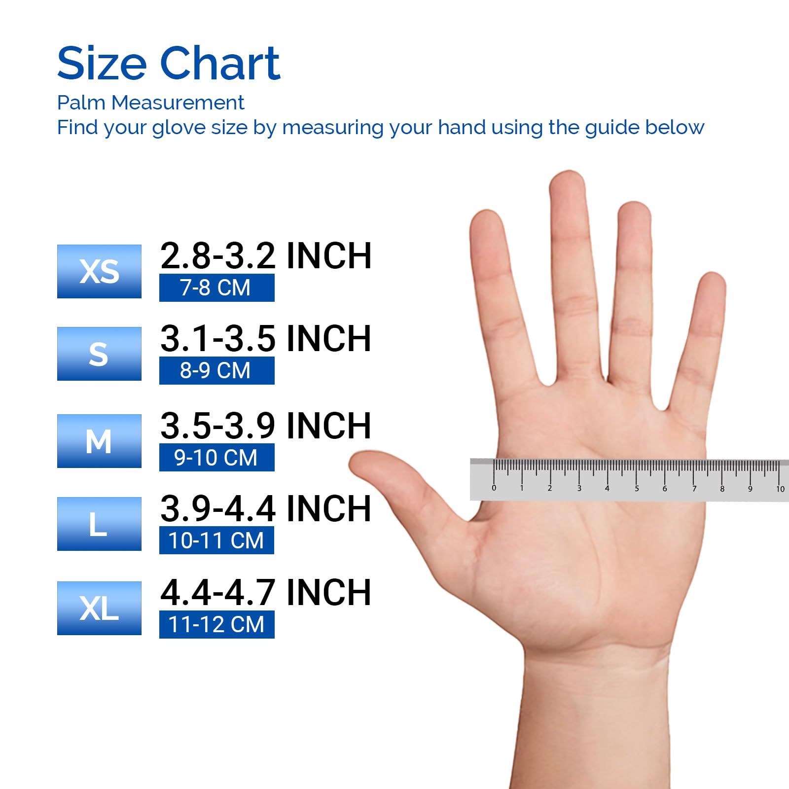 JMU Latex Gloves, Extra Thick 5 Mil Medical Exam Gloves, Powder Free, XS/S/M/L/XL, 100 Count/1000 Count: 1000 Medium