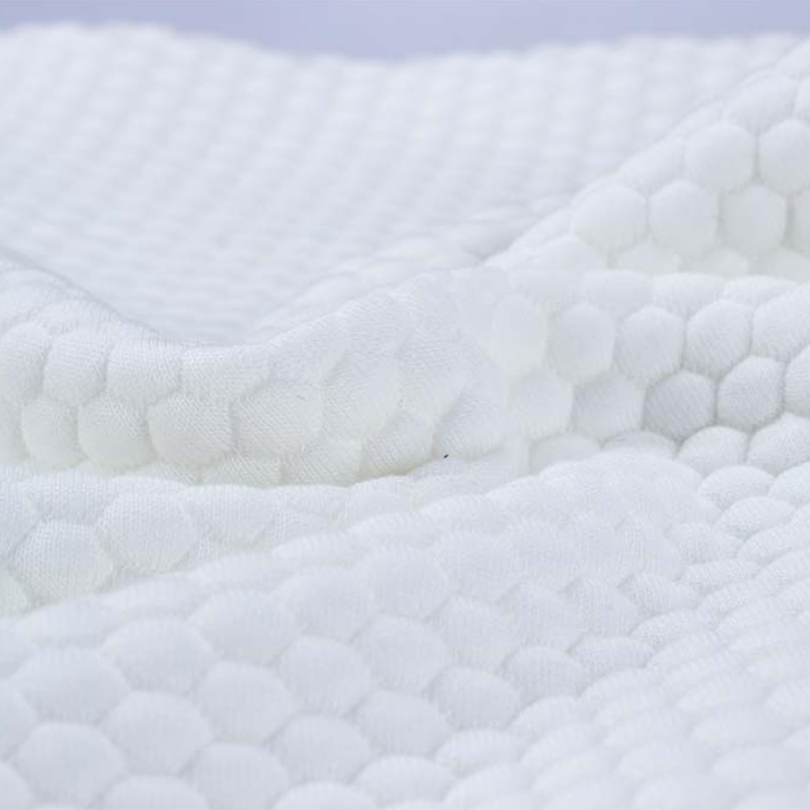 Talatex Paquete de 2 fundas de almohada Tencel, transpirables, refrescantes y ultra silenciosas, con cierre de cremallera, tamaño estándar/Queen/King, color blanco