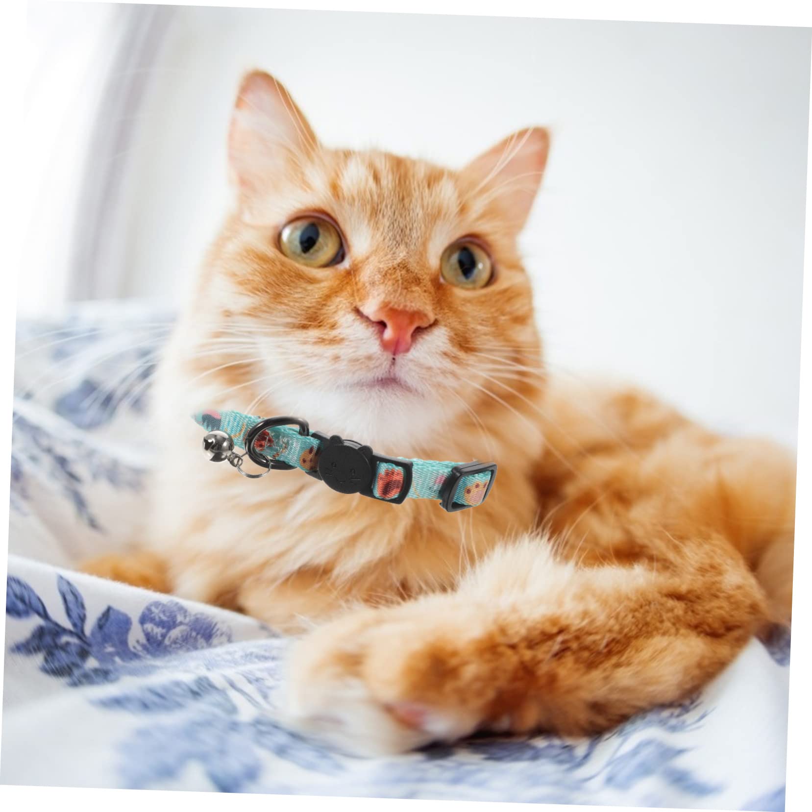 Mipcase 10stücke Verstellbares Katzenhalsband Mit Glocke Sicherer Ausbruchsschutz Für Kätzchen Atmungsaktiv Und Hautfreundlich Für Kleine Tiere Süßes Design