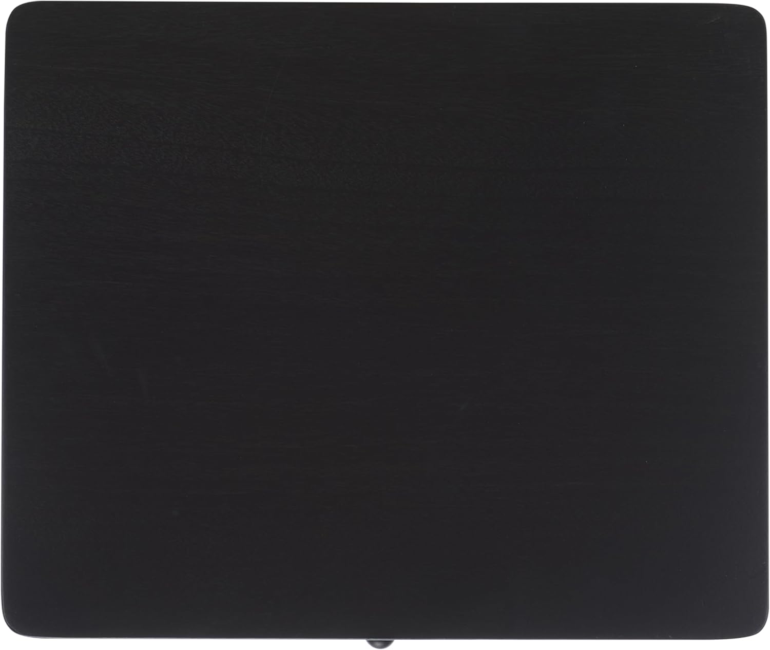 SAFAVIEH Home Collection – Haven Matte Black Accent Table with Drawer & Shelf, Scalloped Apron Detail, Traditional Side Nightstand (ACC5724B)