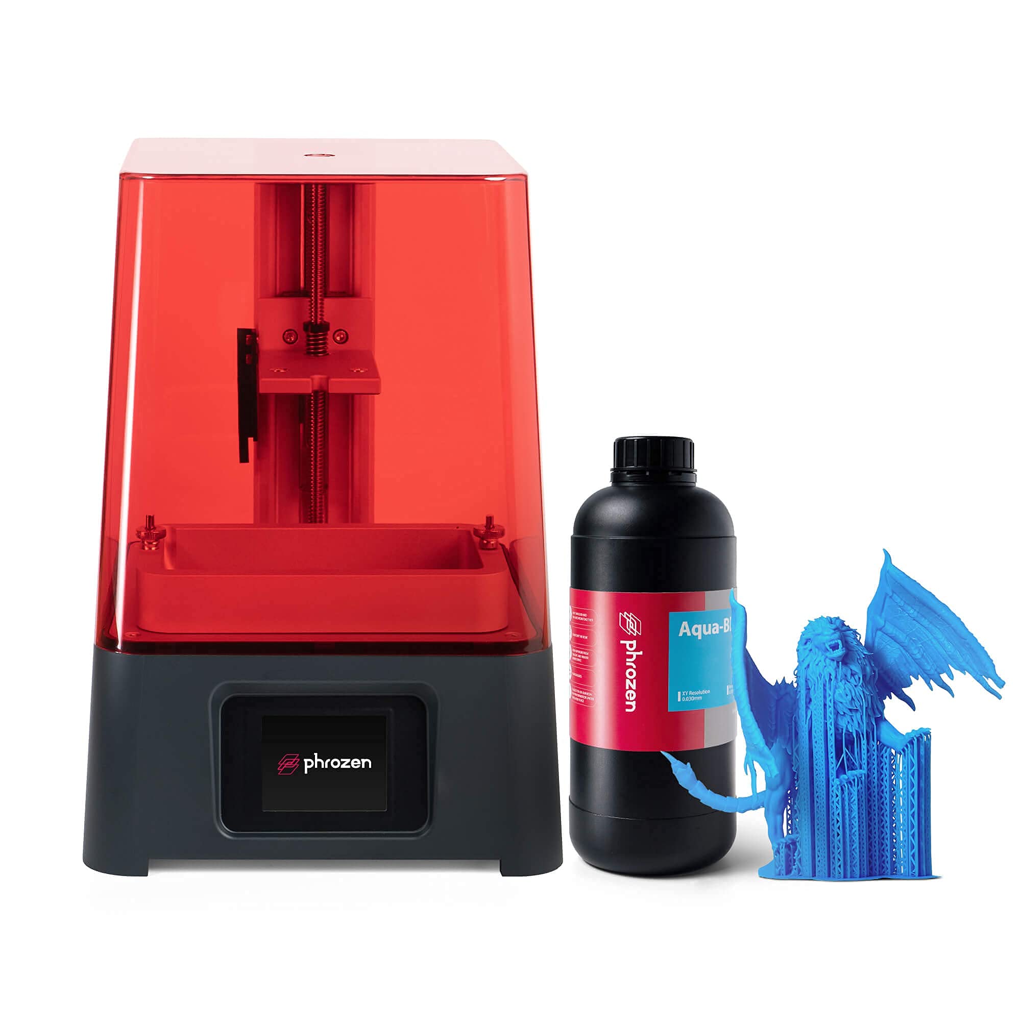 phrozenSonic Mini 3D Printer Bundle with Phrozen Aqua Blue Resin